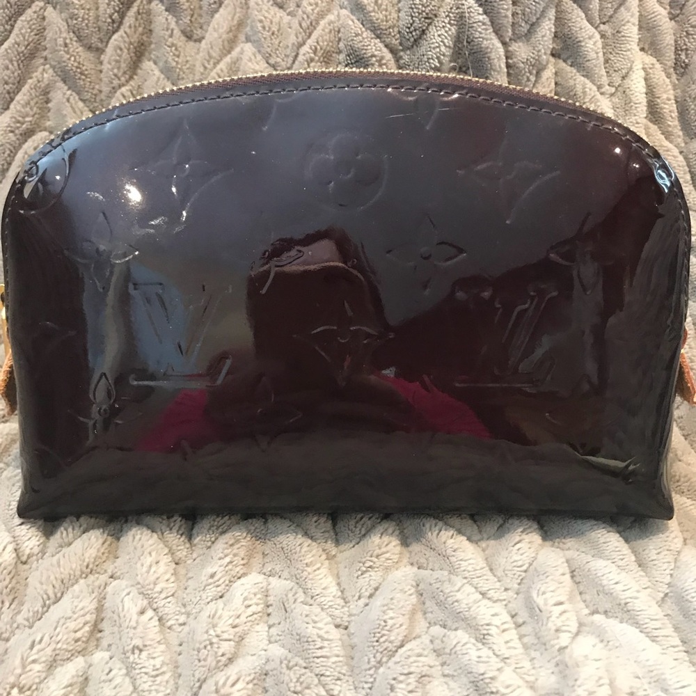 Authentic Louis Vuitton Cosmetic bag Amarante